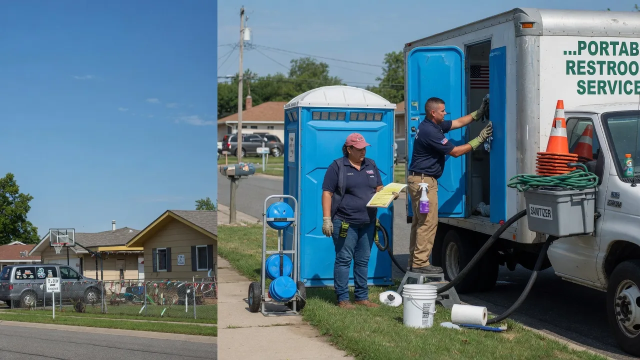 Portable Toilet Rental in Mecca, IN near me